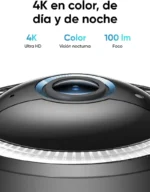 Lente 4K Ultra HD de la eufy Security 4G LTE S330 con visión nocturna en color
