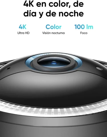 Lente 4K Ultra HD de la eufy Security 4G LTE S330 con visión nocturna en color