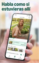 Comunicación por audio de dos vías a través de la app del Blink Battery Doorbell 2K+.