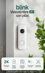 Características principales del timbre inteligente Blink Battery Doorbell 2K+.