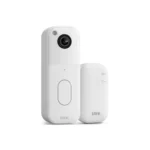 Timbre inalámbrico Blink Battery Doorbell 2K+ junto al Sync Module Core.