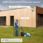 Detección inteligente de movimiento humano y audio bidireccional en tiempo real con la app Ctronics.