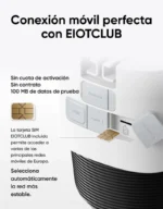 eufy Security 4G LTE S330 con tarjeta SIM EIOTCLUB incluida para conexión móvil estable sin contrato