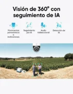 eufy Security 4G LTE S330 con visión 360 grados y seguimiento inteligente por IA en entorno rural