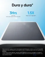 Panel solar integrado de la eufy SoloCam S220 con carga en 3 horas de sol