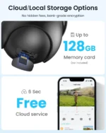 ieGeek 4G LTE con almacenamiento local hasta 128GB y servicio en la nube