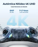 Reolink Argus 4 Pro resolución 4K UHD 8MP con doble lente