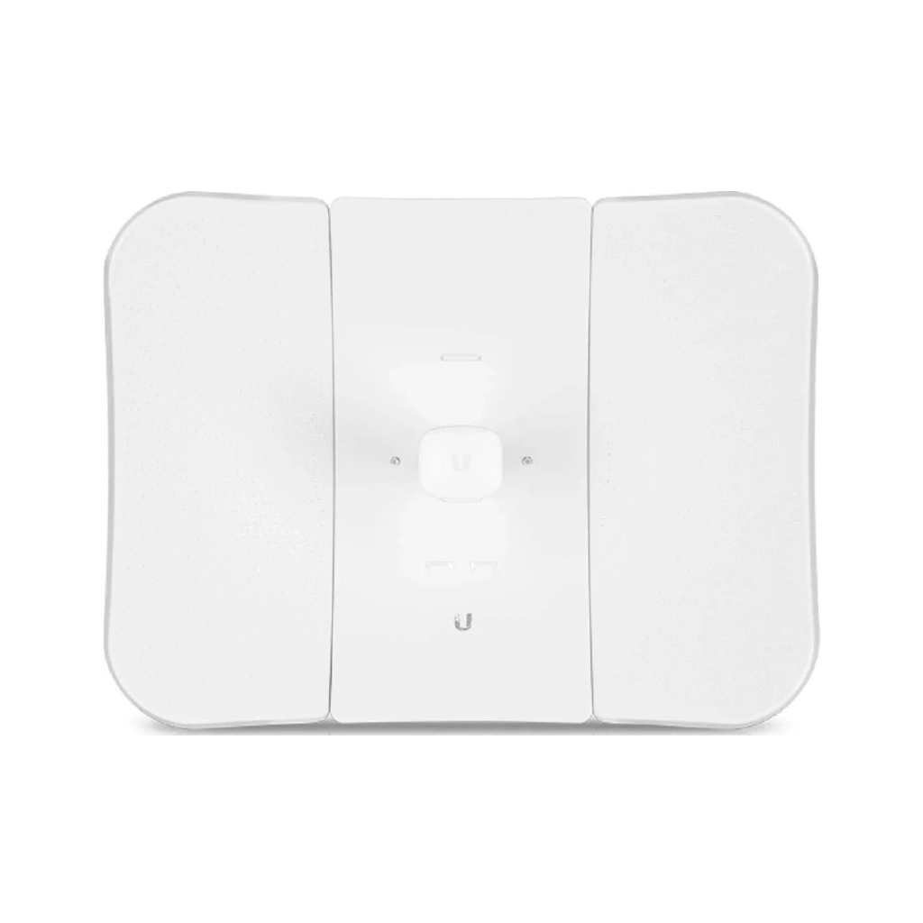 Ubiquiti LiteBeam AC Gen2 LR Vista Frontal Antena CPE Ubiquiti LiteBeam AC Gen2 LR de 26 dBi con reflector de rejilla para radioenlaces
