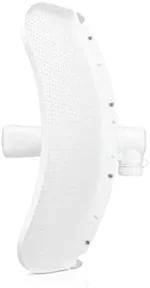Vista lateral del reflector parabólico del Ubiquiti LiteBeam AC Gen2 LR de 5 GHz