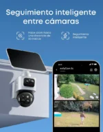Sistema de seguimiento inteligente entre cámaras en la eufyCam S4 con zoom automático