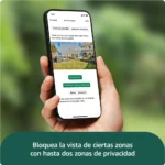 Ajuste de zonas de privacidad desde la aplicación móvil para el pack Blink Outdoor 4.