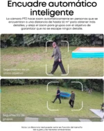 Encuadre y zoom automático PTZ de la eufy Security SoloCam S4 para el seguimiento de personas.