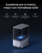 Centralita HomeBase S380 de eufy con IA BionicMind para la eufy Security SoloCam S4.