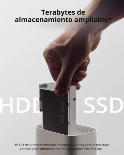 HomeBase del eufyCam S330 con almacenamiento ampliable hasta 16TB mediante SSD