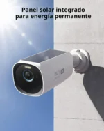 Cámara eufyCam S330 con panel solar integrado para energía permanente
