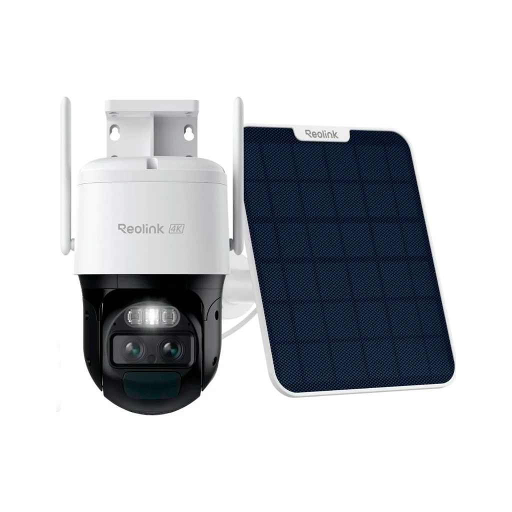 Reolink TrackMix LTE con panel solar Reolink TrackMix LTE camara solar 4G 4K con panel solar incluido