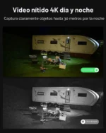 Vision nocturna 4K de la Reolink TrackMix LTE con foco y modo infrarrojo