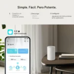 Pantalla de la aplicación móvil para configurar el TP-Link Deco BE67