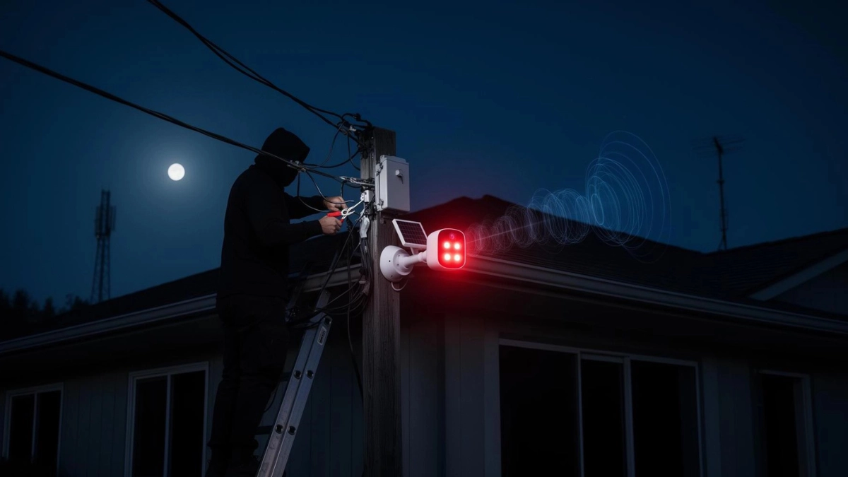 Qué pasa con tus cámaras si cortan el WiFi o la luz durante un intento de sabotaje nocturno
