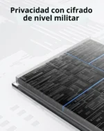 Ilustración del chip de procesamiento con cifrado de nivel militar de la eufy HomeBase 3.